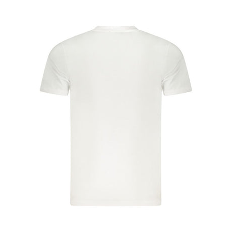 Cavalli Class White Cotton Men T-Shirt