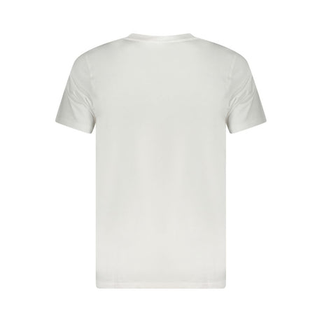 Cavalli Class White Cotton Men T-Shirt