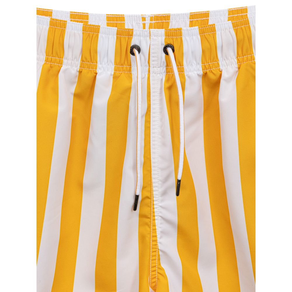 Emporio Armani Yellow Polyester Swim Shorts