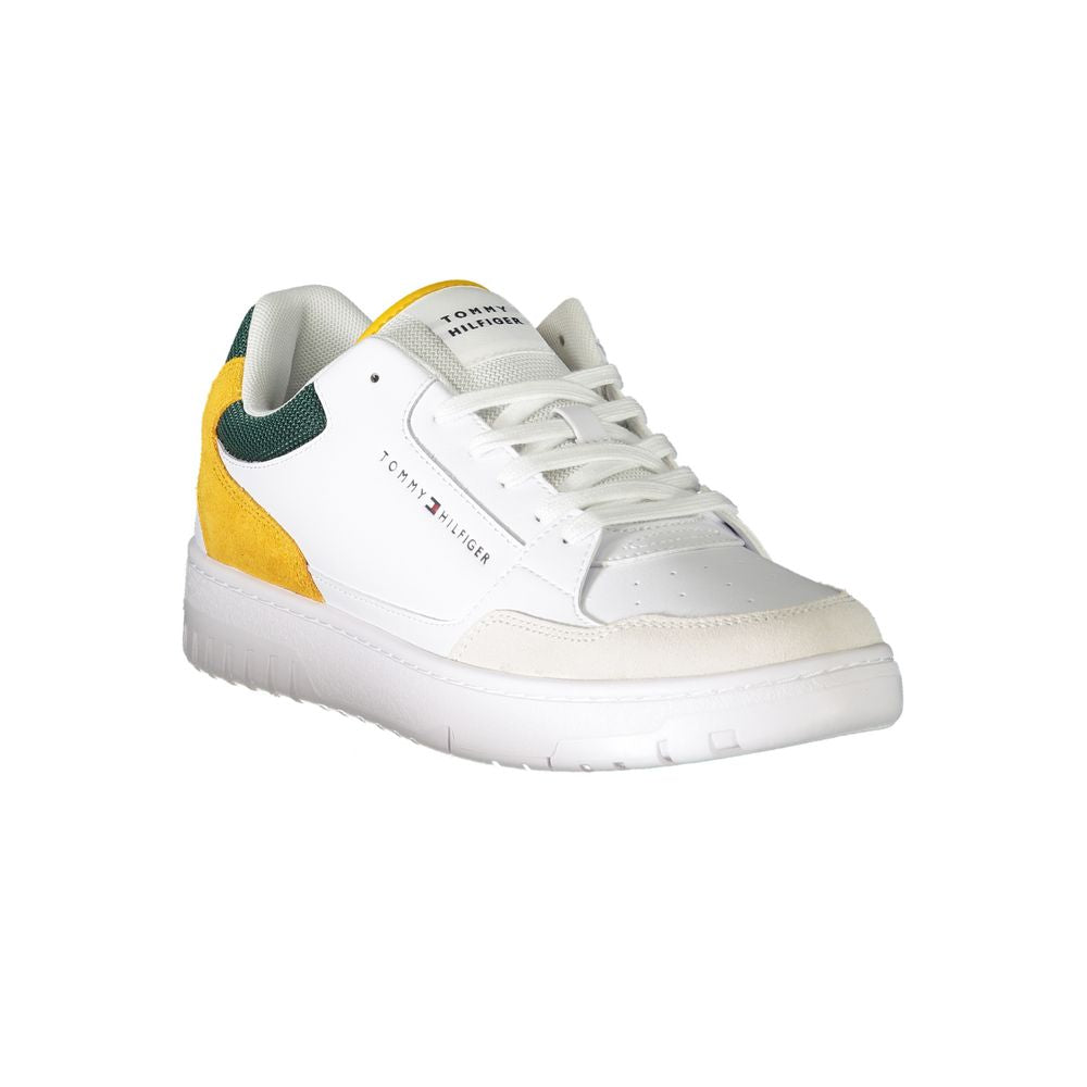 Tommy Hilfiger Bianco Leather Men Sneaker
