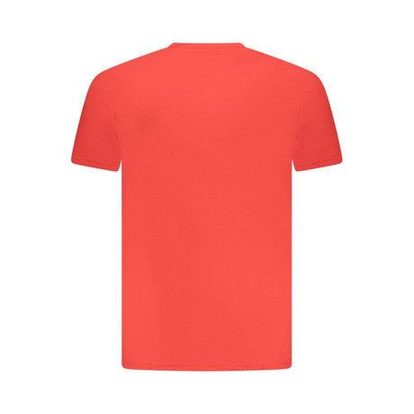 Cavalli Class Red Cotton Men T-Shirt