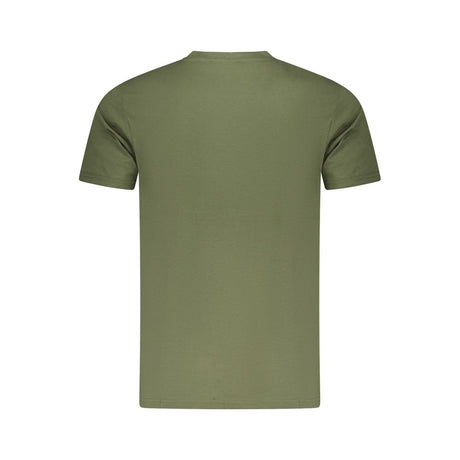 Cavalli Class Green Cotton Men T-Shirt