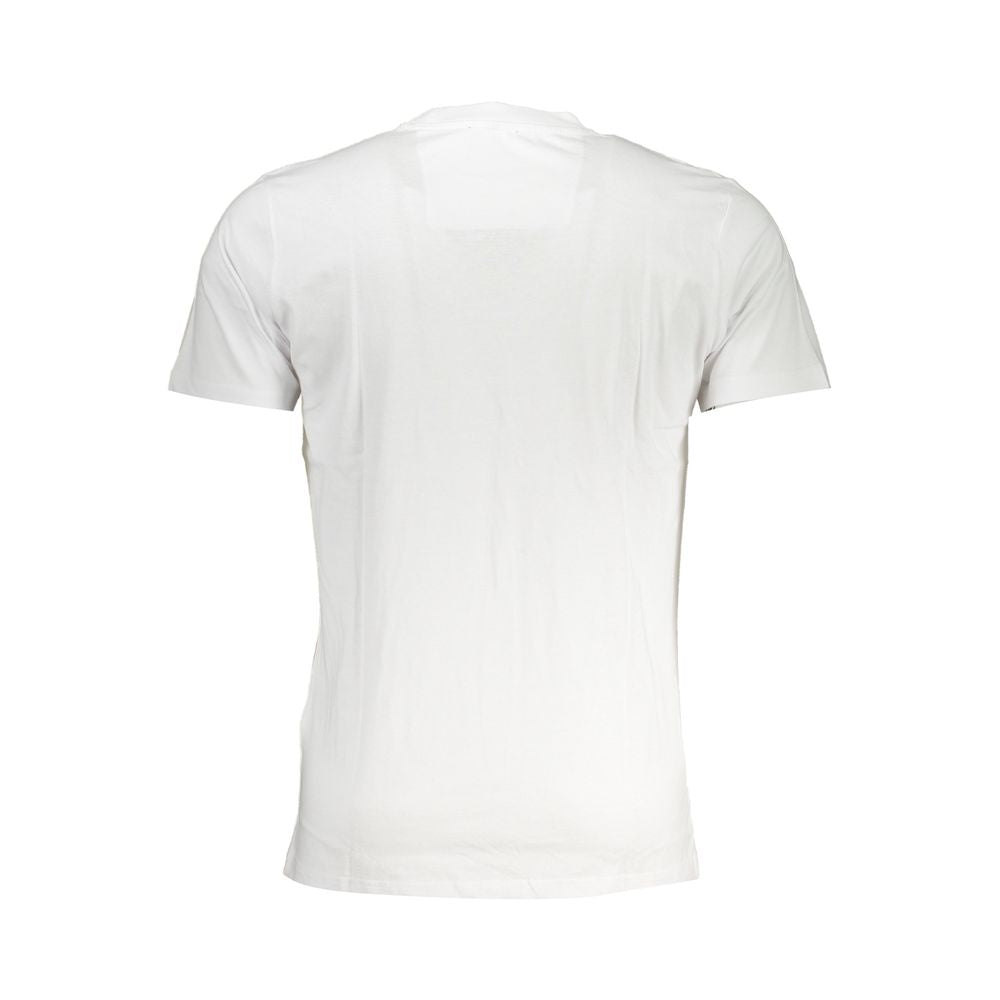 Cavalli Class Bianco Cotton Men T-Shirt