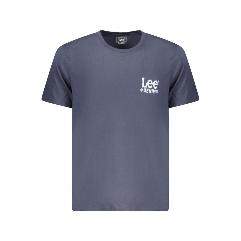 Lee Blu Cotton Men T-Shirt