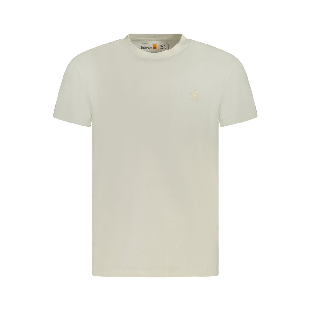 Timberland Beige Cotton Men's T-Shirt