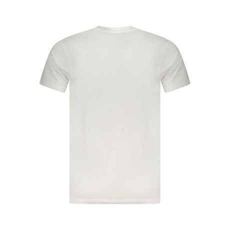 Cavalli Class White Cotton Men T-Shirt