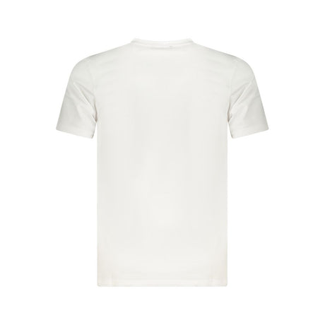 Cavalli Class White Cotton Men T-Shirt