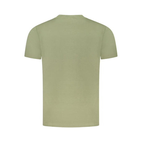 Cavalli Class Green Cotton Men T-Shirt