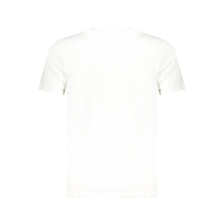 Cavalli Class White Cotton Men T-Shirt
