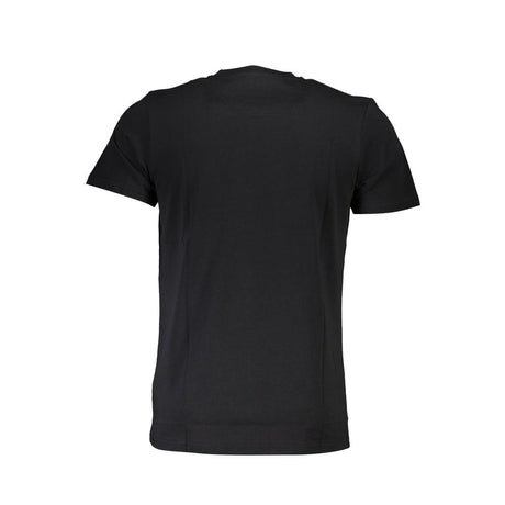 Cavalli Class Black Cotton Men T-Shirt