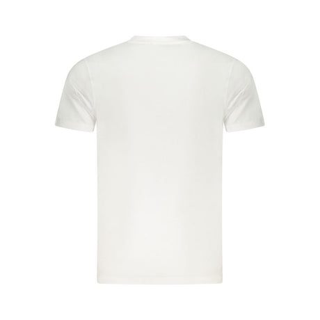 Cavalli Class White Cotton Men T-Shirt
