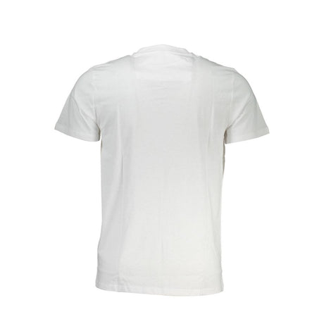 Cavalli Class White Cotton Men T-Shirt