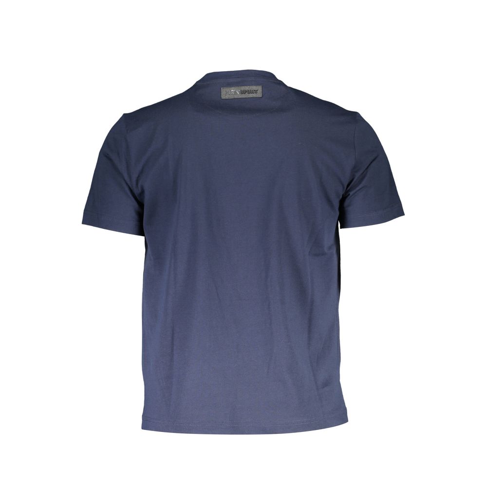 Plein Sport Blue Cotton Men T-Shirt