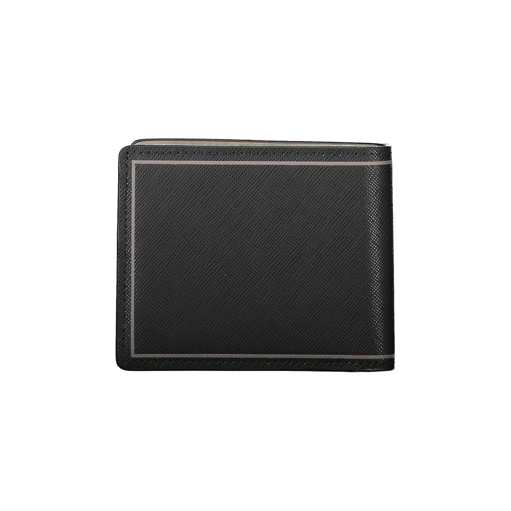 Tommy Hilfiger Black Leather Men Wallet