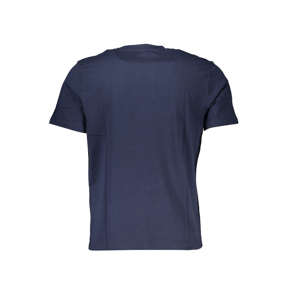 North Sails Blue Cotton Men T-Shirt