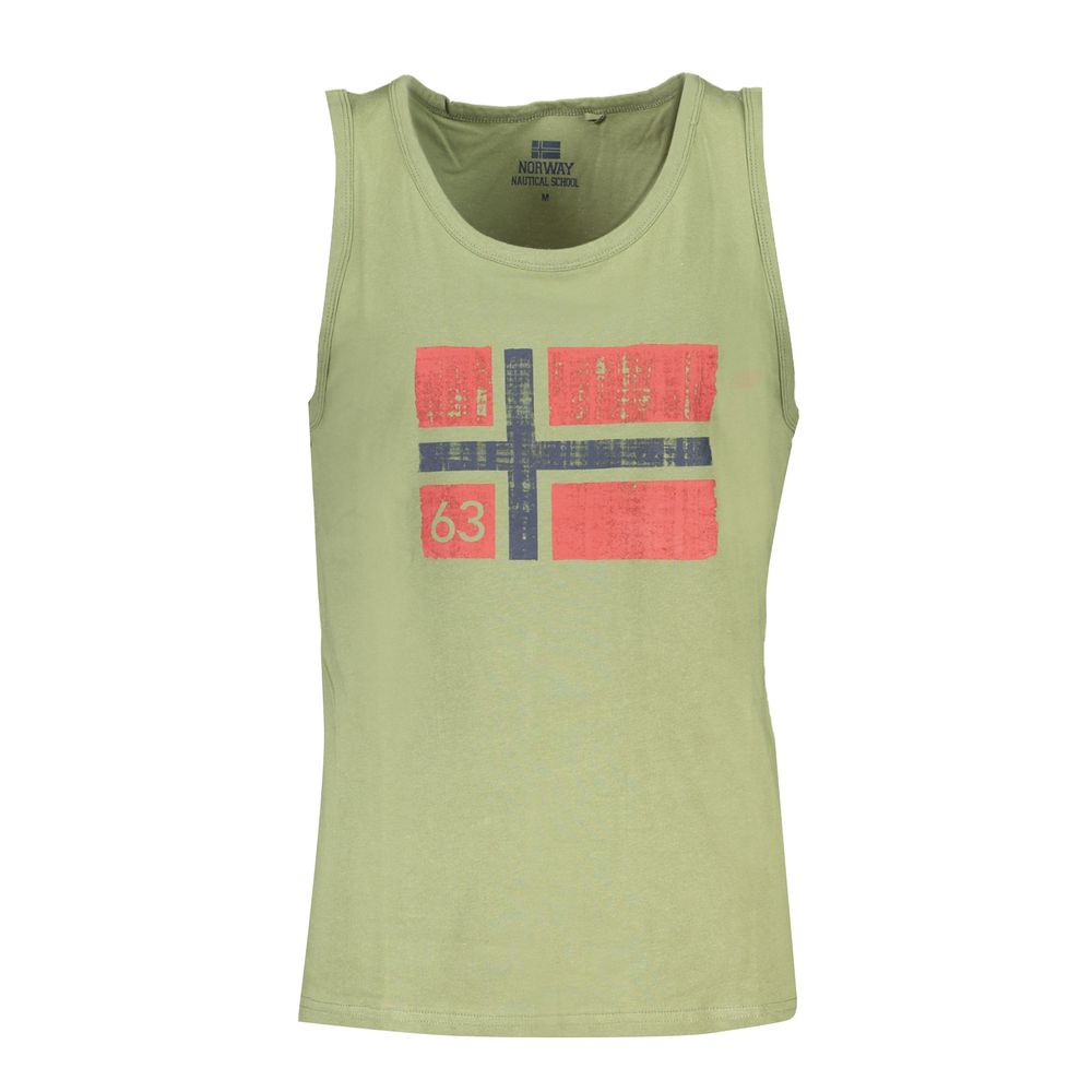 Norway 1963 Verde Cotton Men Tank Top
