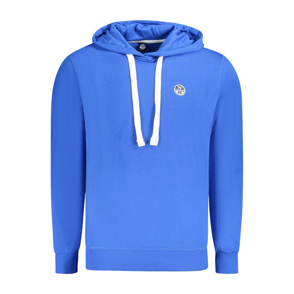 North Sails Blue Cotton Men's Hoodie