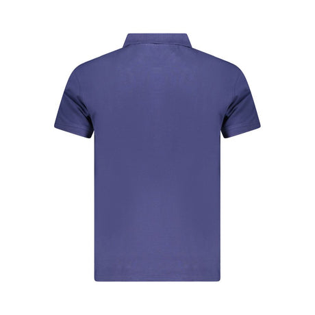 Cavalli Class Blue Cotton Men Polo Shirt