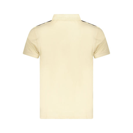Cavalli Class Beige Cotton Men Polo Shirt