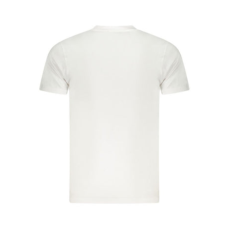 Cavalli Class White Cotton Men T-Shirt