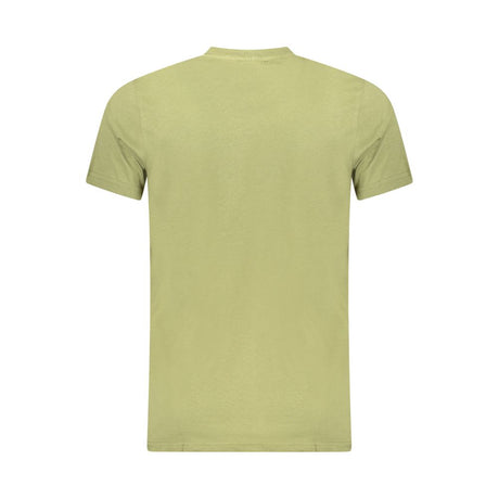 Cavalli Class Green Cotton Men T-Shirt