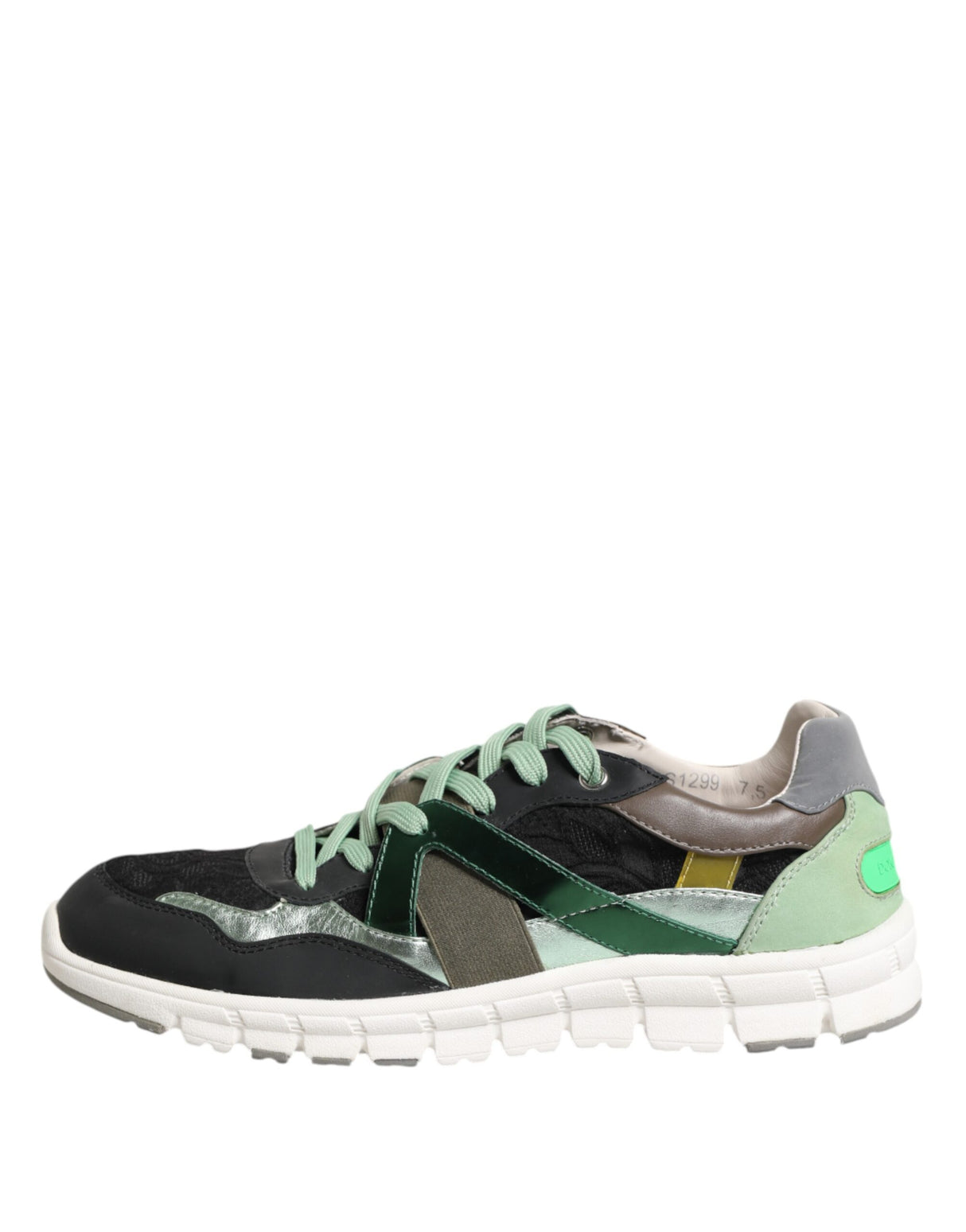 Dolce & Gabbana Multicolor Lace Up Low Top Sneakers Shoes