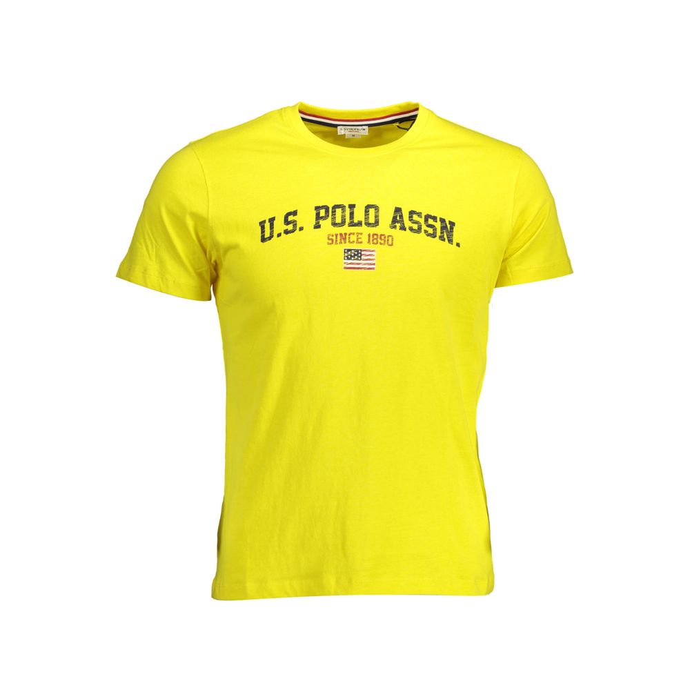 U.S. POLO ASSN. Yellow Cotton Mens T-Shirt