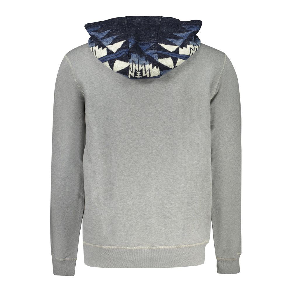 Guess Jeans Grigio Cotton Mens Sweatshirt