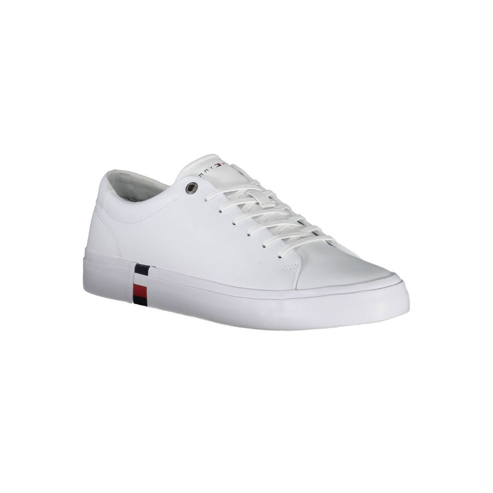 Tommy Hilfiger White Leather Men Sneaker