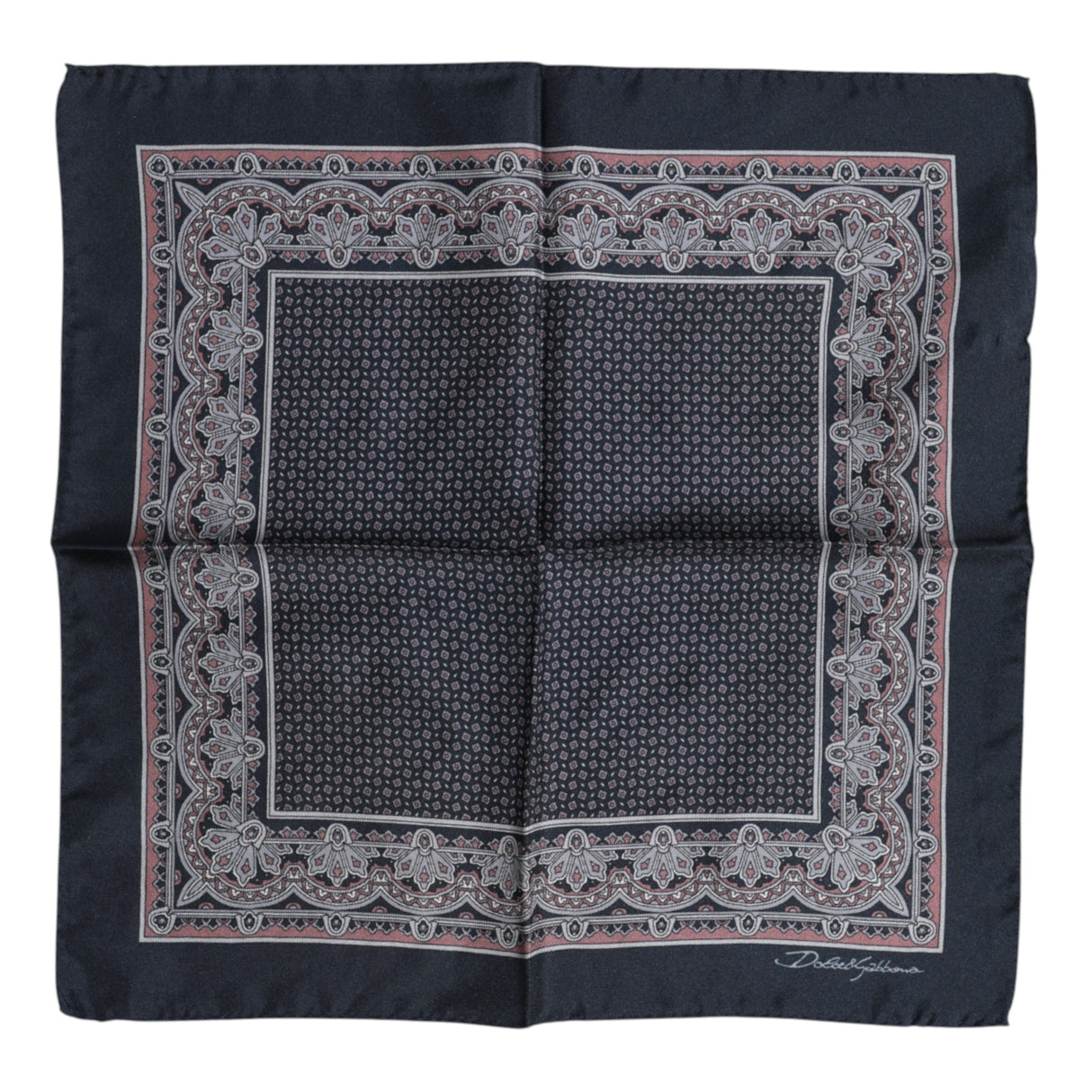 Dolce & Gabbana Multicolor Fantasy Silk Square Foulard Scarf