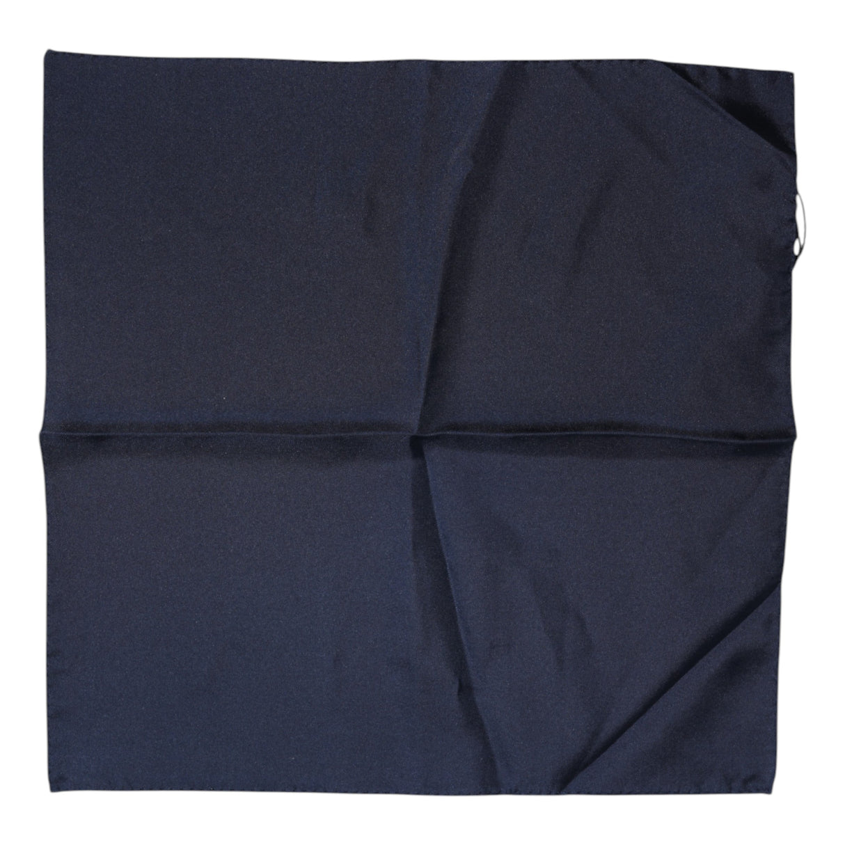 Dolce & Gabbana Dark Blue Silk Square Men Foulard Scarf