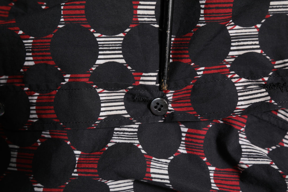 Dolce & Gabbana Multicolor Cotton GOLD Long Sleeves Shirt