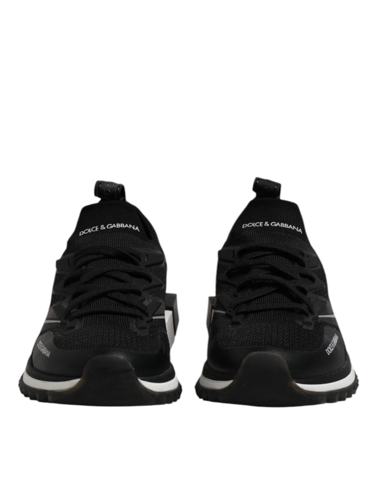 Dolce & Gabbana Black SORRENTO Sport Stretch Sneakers Shoes