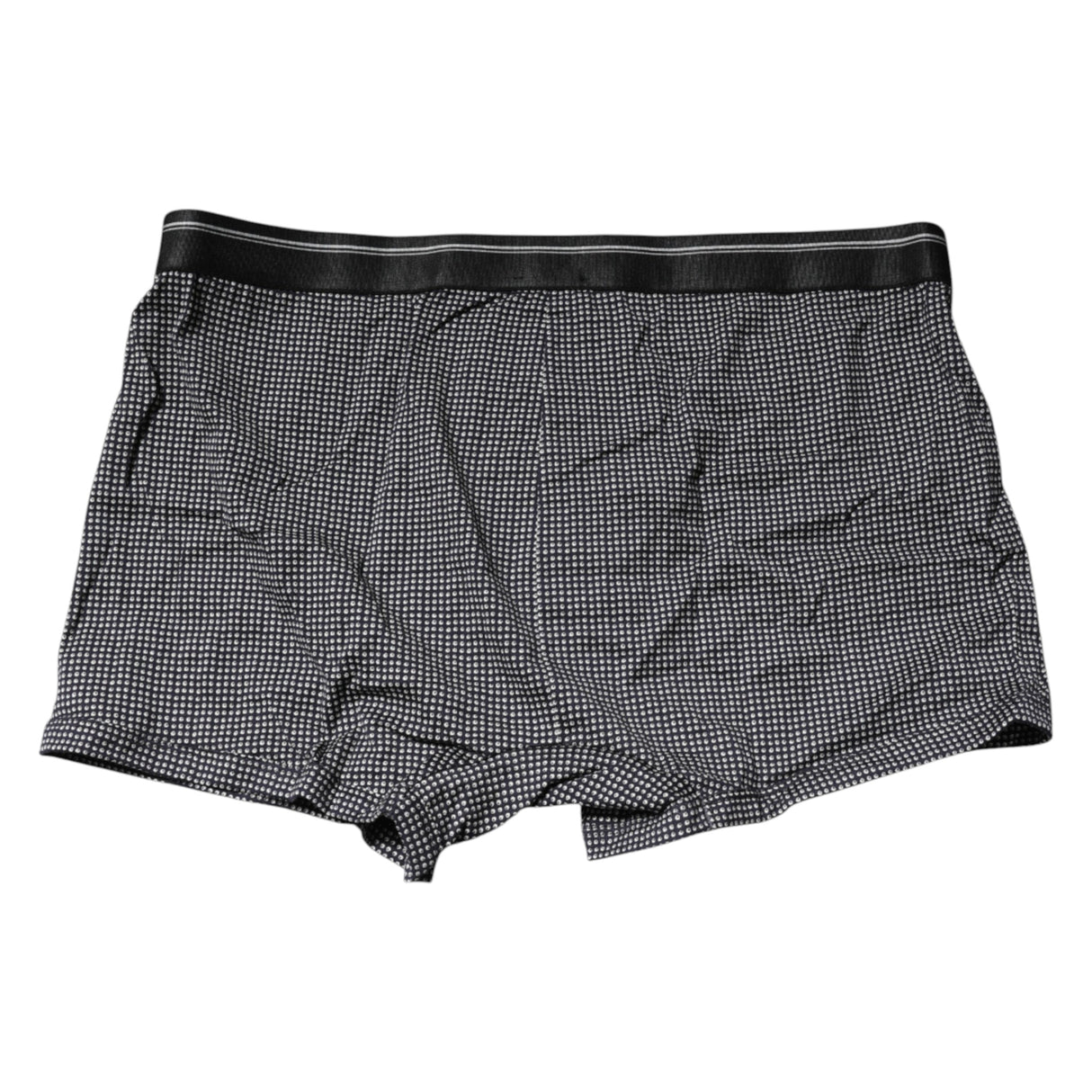 Dolce & Gabbana Gray Printed Cotton Boxer Short Underwear