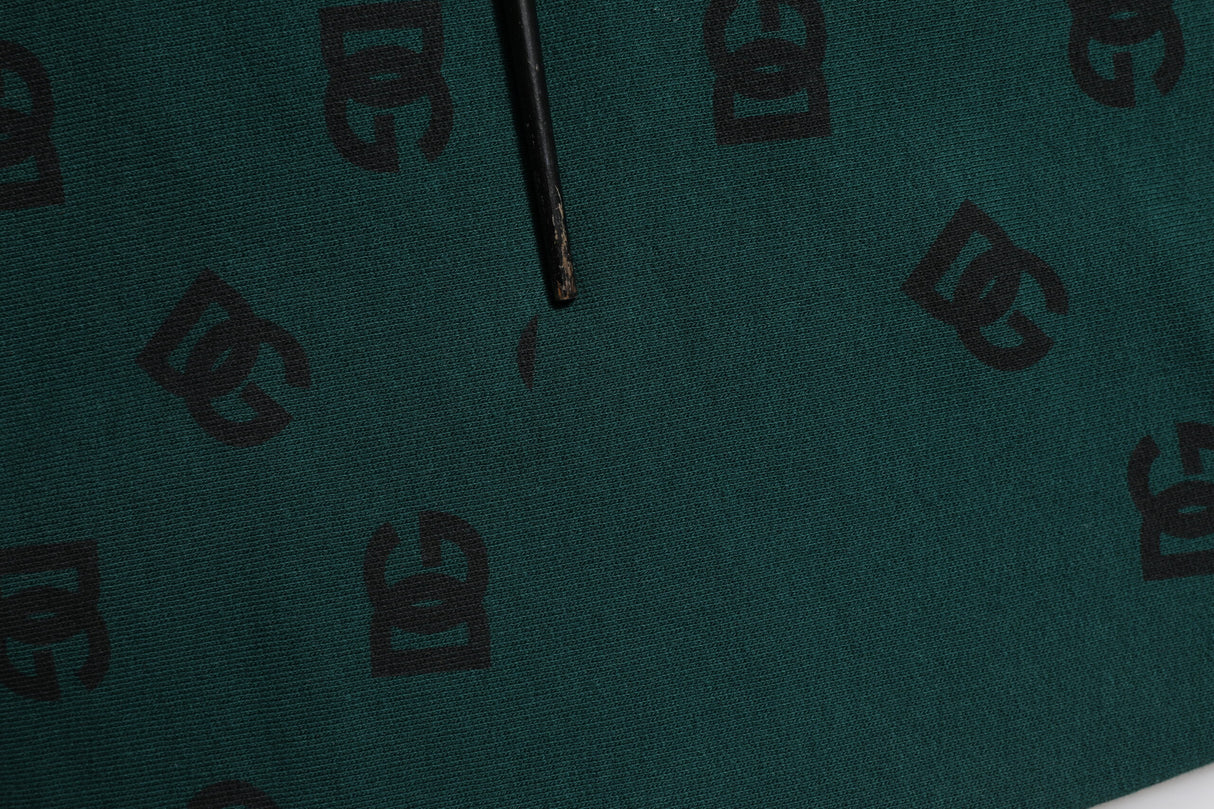 Dolce & Gabbana Green Logo Print Jogger Men Sweatpants Pants