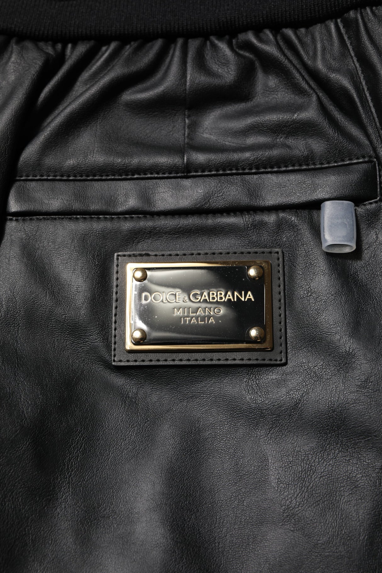 Dolce & Gabbana Black Cotton Cargo Men Jogger Pants