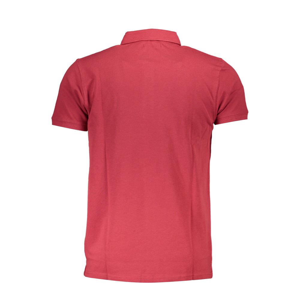 Cavalli Class Rosso Cotton Men Polo