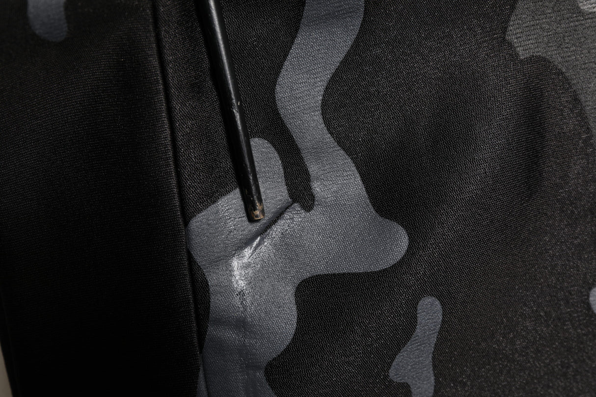 Dolce & Gabbana Black Camouflage Pullover Sweatshirt Sweater