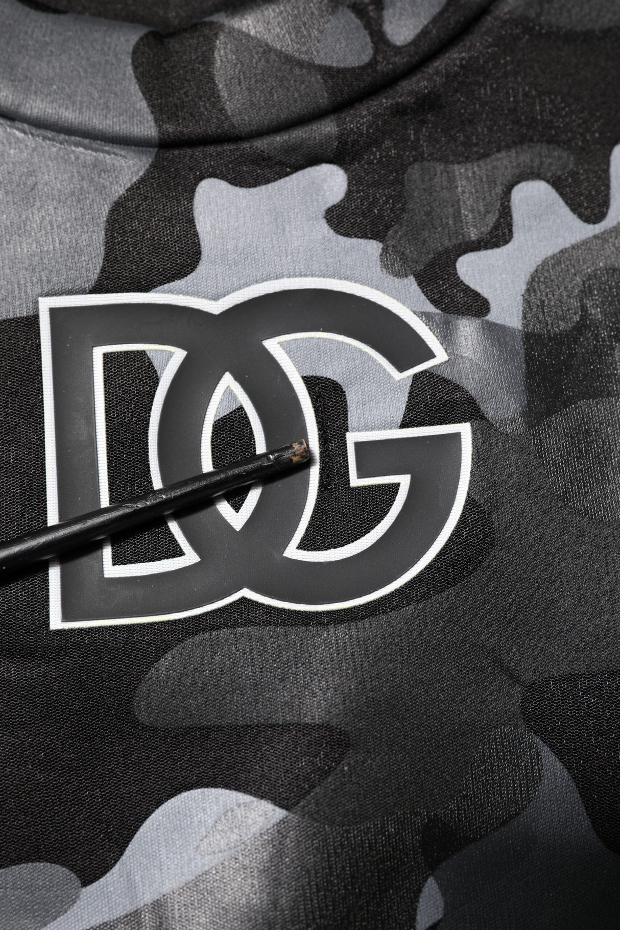 Dolce & Gabbana Black Camouflage Pullover Sweatshirt Sweater