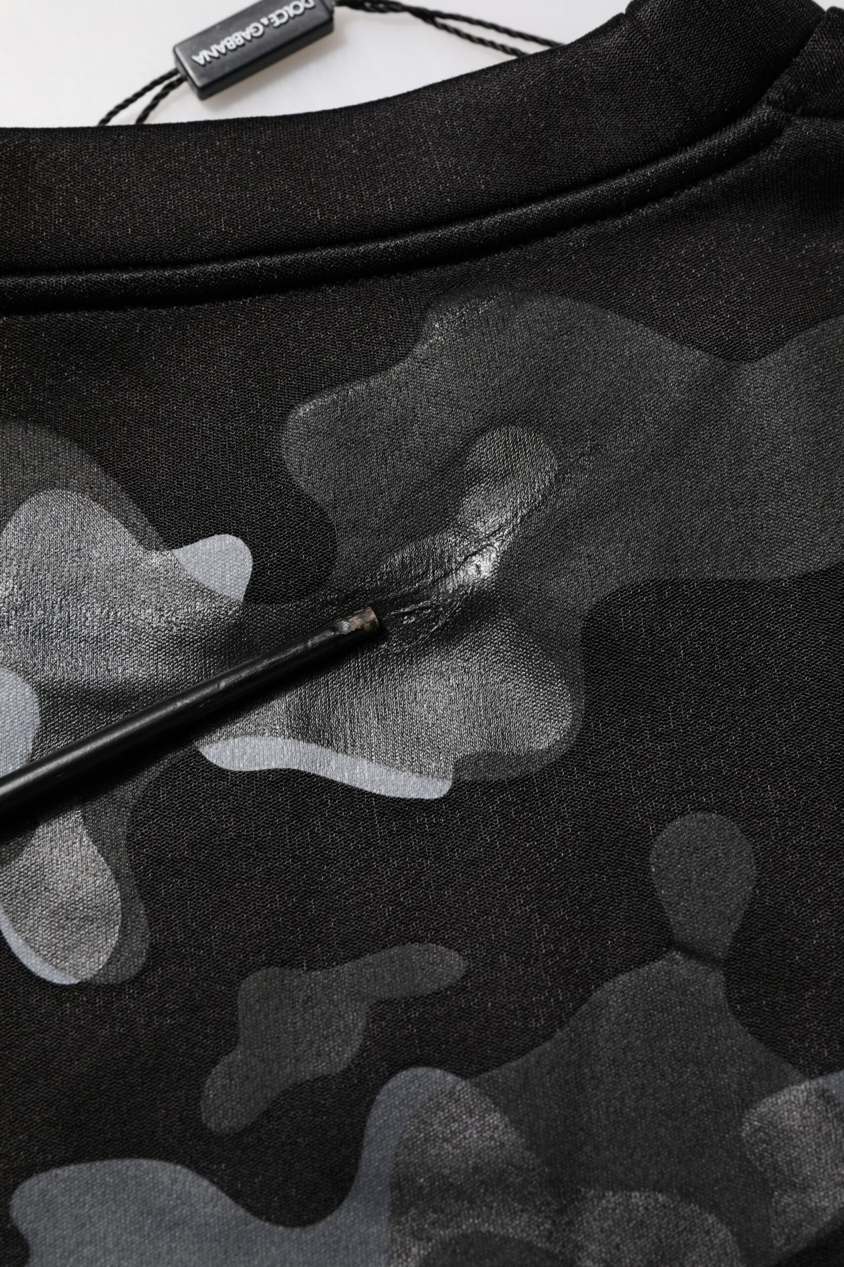 Dolce & Gabbana Black Camouflage Pullover Sweatshirt Sweater