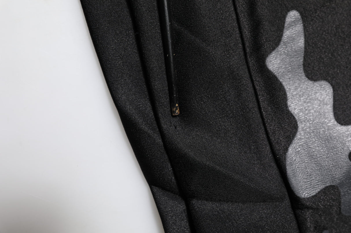 Dolce & Gabbana Black Camouflage Pullover Sweatshirt Sweater