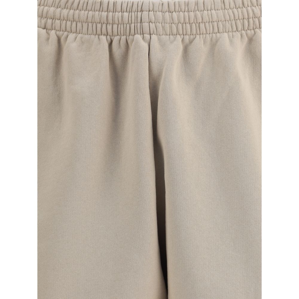 Balenciaga Beige Cotton Bermuda Shorts
