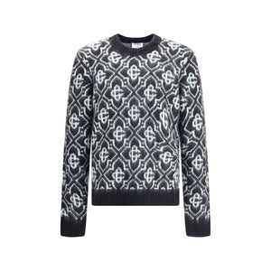 Casablanca Black Nylon Sweatshirt