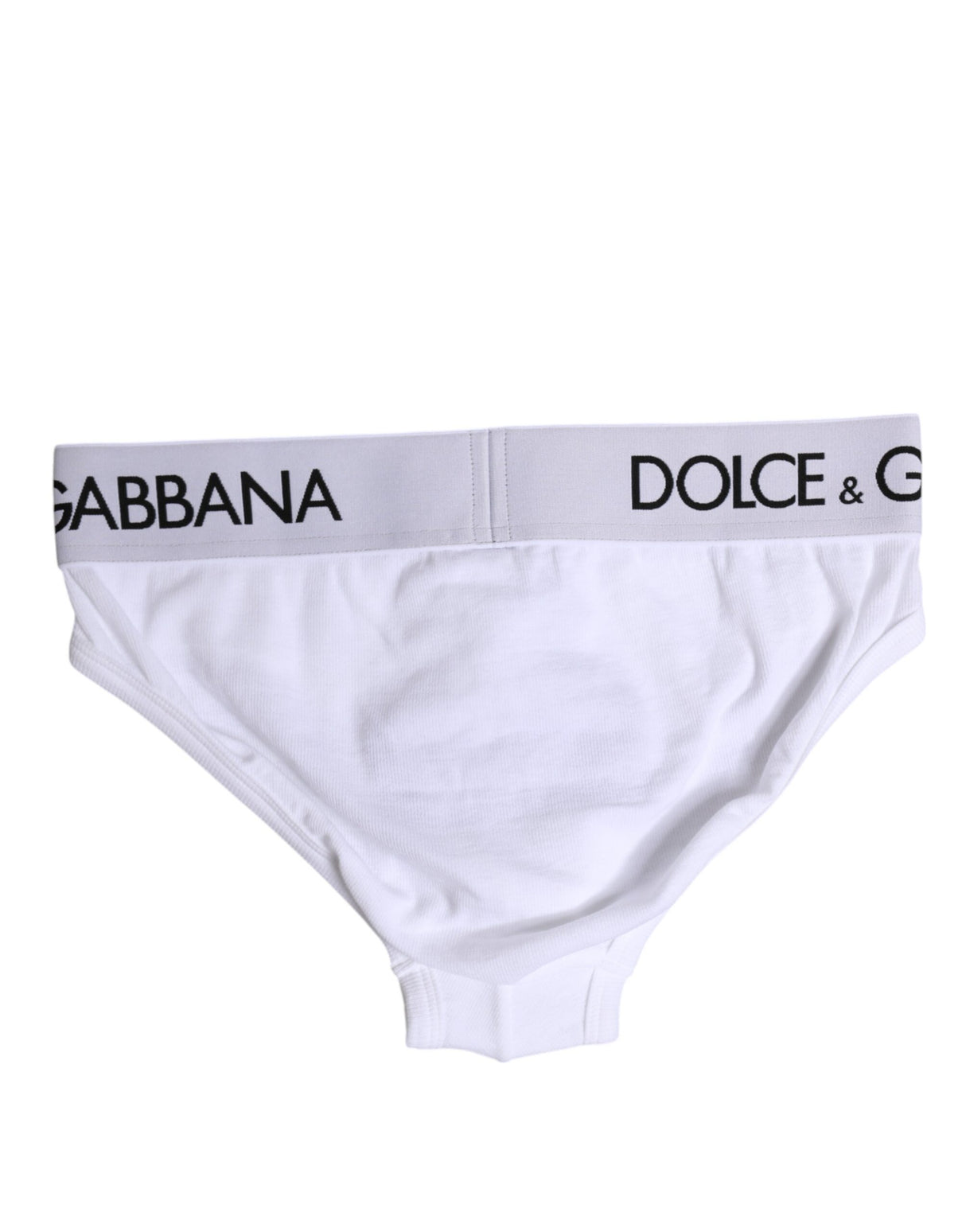 Dolce & Gabbana White Cotton Stretch Regular Brief Underwear
