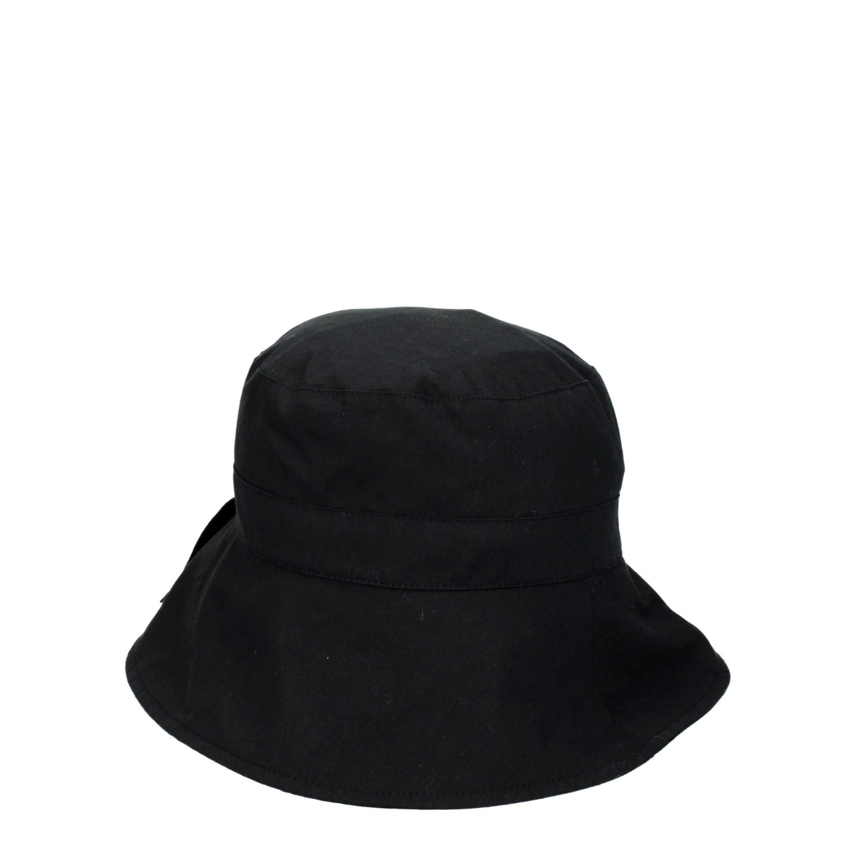 Jacquemus Black Cotton Bucket Hat