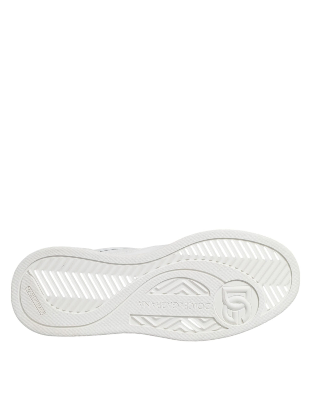 Dolce & Gabbana White Miami Leather Low Top Sneakers Shoes