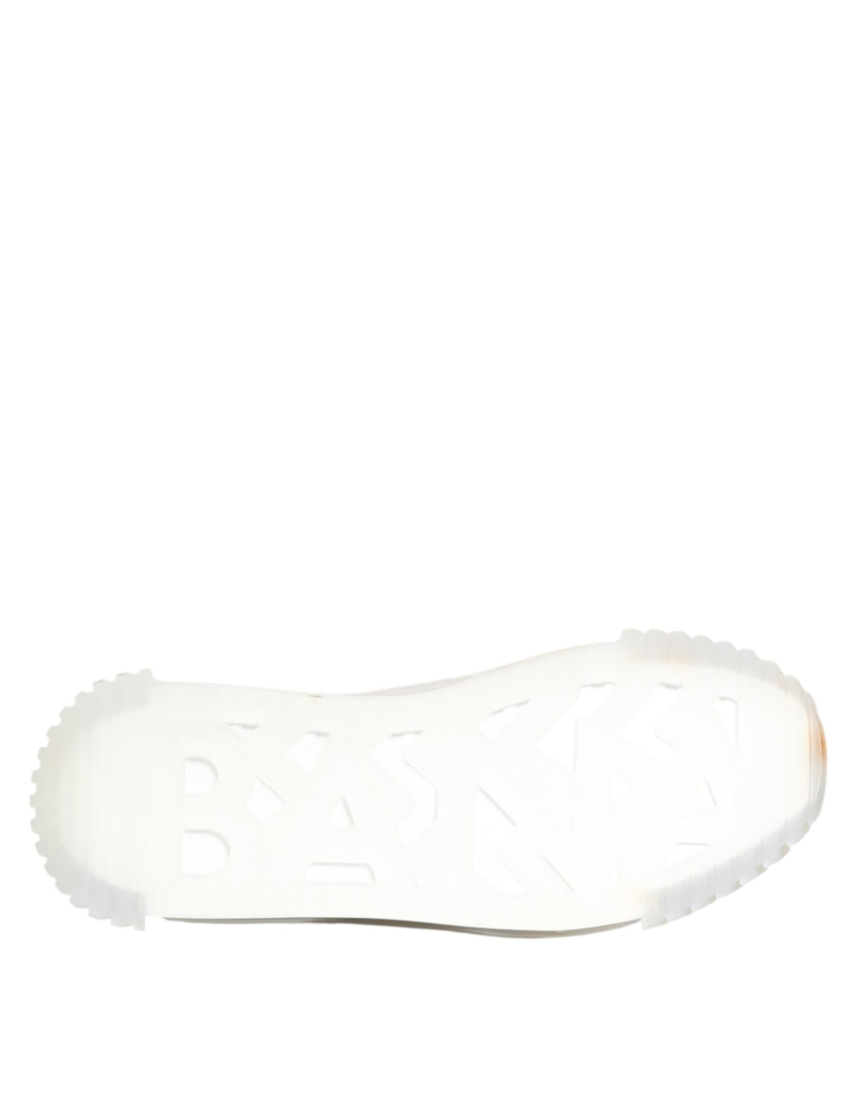 Dolce & Gabbana Silver Black Nylon NS1 Low Top Sneakers Shoes