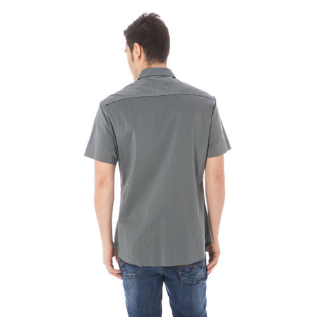 Costume National Gray Cotton Shirt