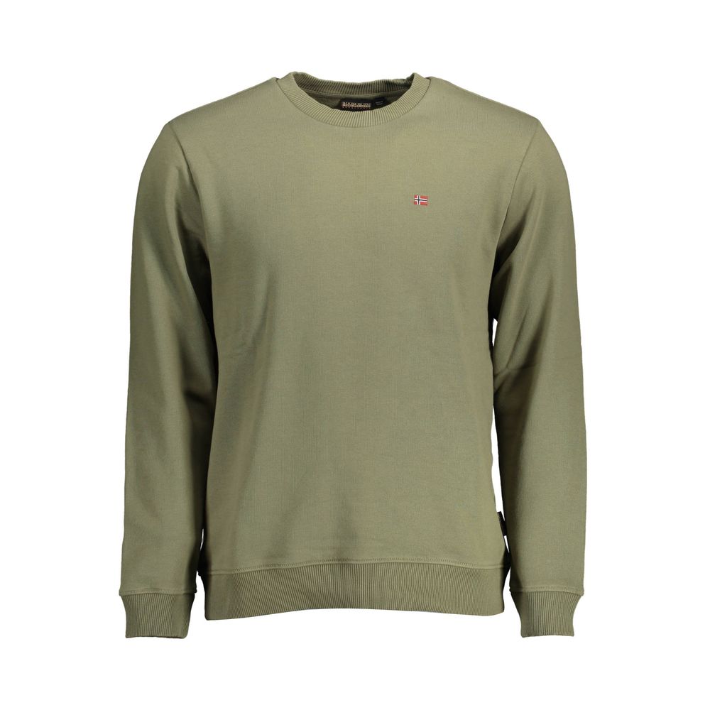 Napapijri Green Cotton Sweatshirt