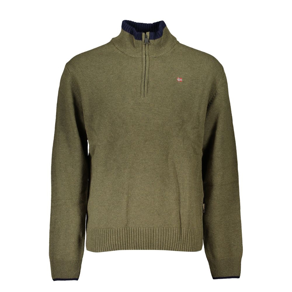 Napapijri Verde Tessuto Men Sweater